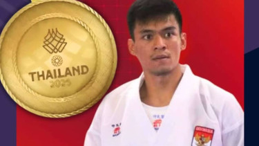 Atlet Karate Joshua Kandou Rebut Emas di SEA Games 2025