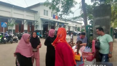 Suasana Stasiun Cianjur, Jawa Barat