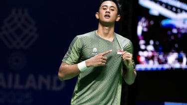 Pebulu tangkis tunggal putra Indonesia Alwi Farhan