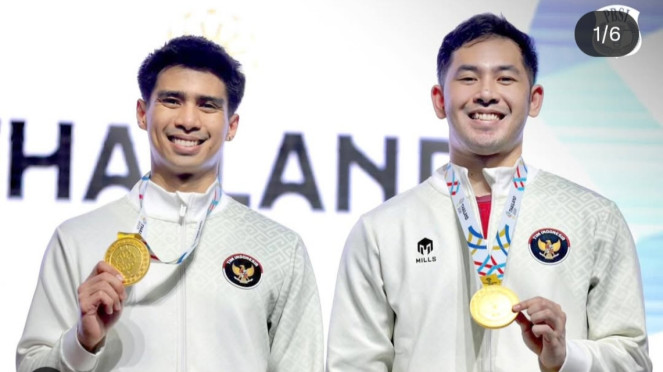 Ganda putra Indonesia Sabar Karyaman Gutama/Mohammad Reza Pahlevi Isfahani