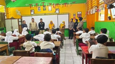 Siswa SDN 01 Kalibaru, Cilincing, Jakarta Utara Diberikan Trauma Healing