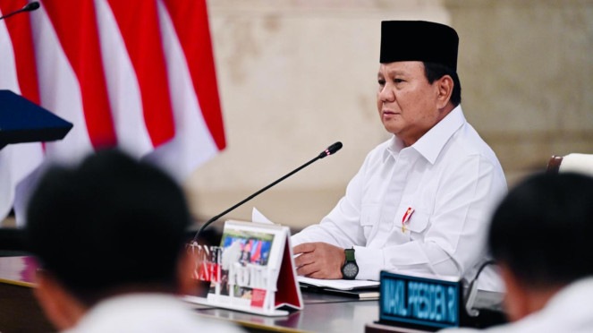 Presiden Prabowo Pimpin Sidang Kabinet