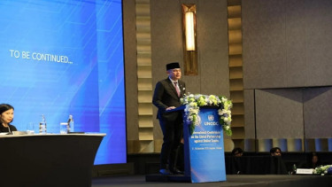 Wakil Menteri Luar Negeri Arrmanatha C. Nasir di Bangkok