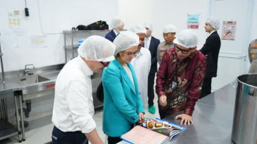 Delegasi Kedubes Prancis datangi SPPG Polri