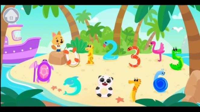 Ilustrasi game matematika untuk anak