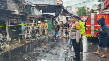 Lokasi kebakaran tewaskan 5 orang di Penjaringan