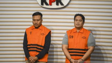 KPK menetapkan Kajari dan Kasi Intel Kejari Hulu Sungai Utara sebagai tersangka