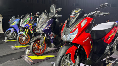 Motor modifikasi di Yamaha Rev Festival 2025