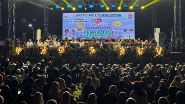 Pengajian Gus Ikhdam di Lampung Timur