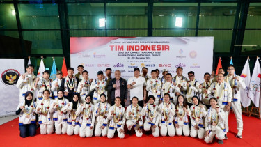 Rombongan terakhir kontingen Indonesia untuk SEA Games 2025 telah tiba di Tanah 