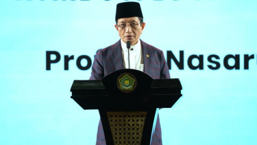Menteri Agama Prof KH Nasaruddin Umar