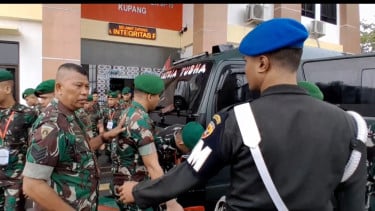 Sidang 22 terdakawa kasus Prada Lucky di  Pengadilan Militer III-15 Kupang, NTT