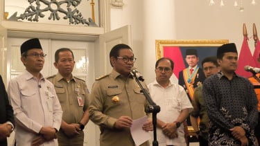 Gubernur DKI Jakarta Pramono Anung di Balai Kota DKI Jakarta 