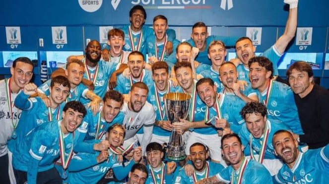 Napoli juara Supercoppa Italia 2025, 12. Bayer Leverkusen, 11. Newcastle United, 10. Chelsea, 9. AS Monaco, 8. Marseille, 7. Napoli, 6. Juventus, 5. Atletico Madrid, 4. Manchester City, 3. Inter Milan, 2. Arsenal, 1. Bayern Munich