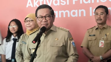 Gubernur DKI Jakarta Pramono Anung di Planetarium Taman Ismail Marzuki (TIM)
