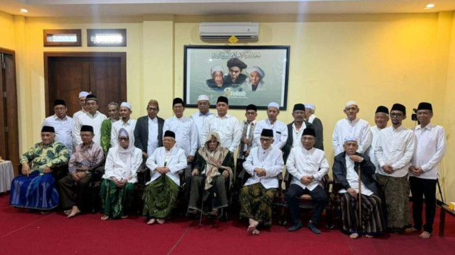 Para mustasyar, syuriah dan tanfidziyah PBNU bertemu di Ponpes Lirboyo Kediri