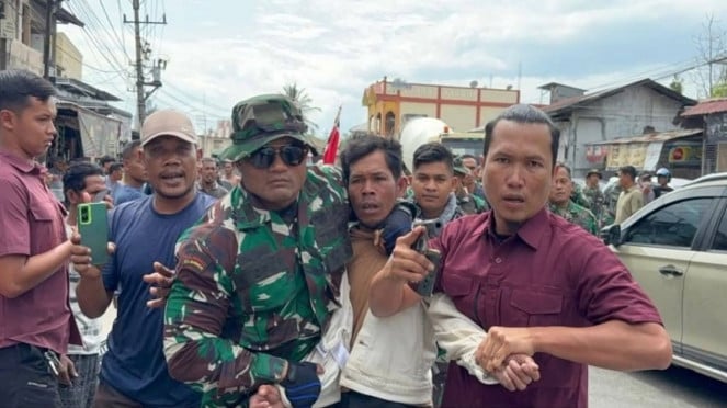 TNI tangkap oknum massa aksi GAM bersenjata di Lhokseumawe