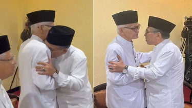 Rais Aam KH Miftachul Akhyar dan Ketua Umum PBNU Gus Yahya islah