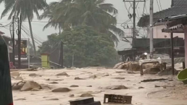 Banjir bandang kembali menerjang Nagari Maninjau, Tanjung Raya, Kabupaten Agam