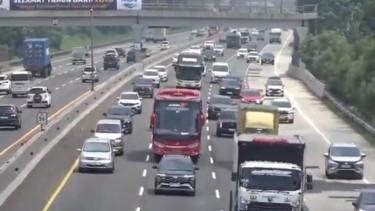 Arus Balik Libur Natal Gelombang Kedua di Tol Jakarta–Cikampek