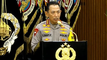 Kapolri Jenderal Listyo Sigit Prabowo dalam Rilis Akhir Tahun (RAT) Mabes Polri 2025