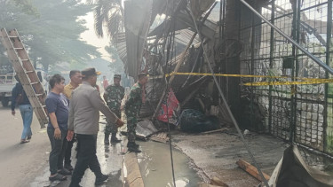 Kebakaran bengkel di Ciputat Timur tewaskan 1 orang