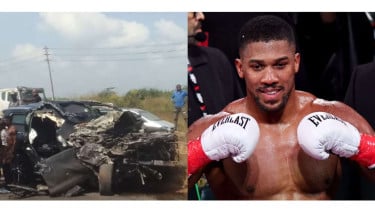 Mobil Anthony Joshua Remuk di Nigeria, Dua Orang Terdekatnya Tewas