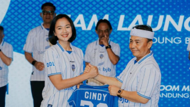 Atlet bjb Tandamata, Cindy dan Sekda Jabar, Herman Suryatman