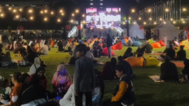 Jakarta Gelar Nonton Bareng di Pasar Kreatif Natal