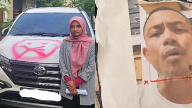 Penampakan bentuk teror yang diterima Sherly (kiri), DJ Donny (kanan)