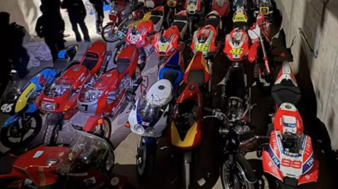 Puluhan motor MotoGP koleksi buronan FBI