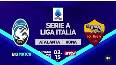 Duel Atalanta vs AS Roma di ANTV