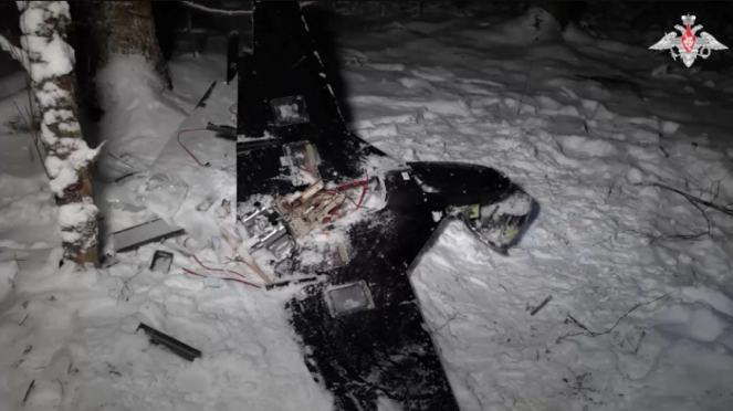 Rusia menunjukkan bukti drone Ukraina di dekat kediaman Presiden Putin