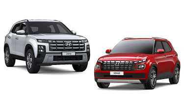 Hyundai Creta Active (kiri) vs Hyundai Venue (kanan)