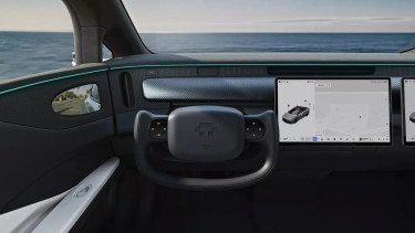 Ilustrasi setir mobil canggih