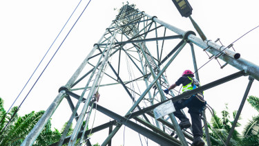 Menara BTS Indosat.