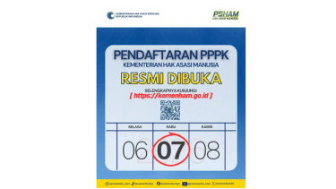 Pengumuman Pembukaan Pendafataran PPPK KemenHAM