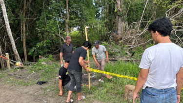 Lokasi penembakan warga di Bombana, Sulawesi Tenggara