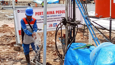 Sumur Bor untuk warga Aceh.