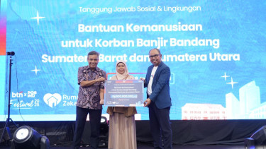 Bantuan BTN dan PT Pos.