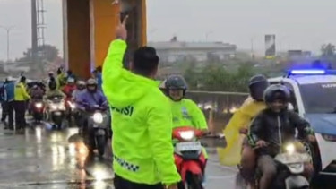 Motor diizinkan masuk Tol karena banjir