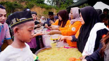 Aksi Glowtong Royong di Aceh Tamiang.