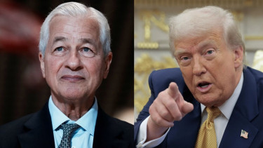 Jamie Dimon dan Donald Trump