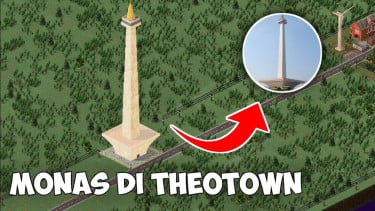 Bangunan Monas di Game TheoTown