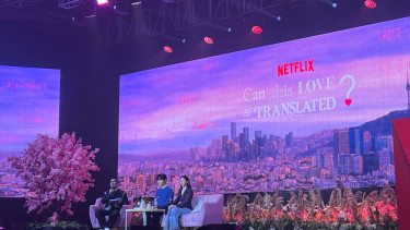 Kim Seon Ho dan Go Youn Jung di Fan Event Can this Love be Translated?