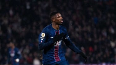 Pemain PSG Ousmane Dembele