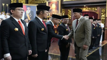 Menhan Sjafrie Sjamsoeddin melantik tenaga ahli Dewan Pertahanan Nasional