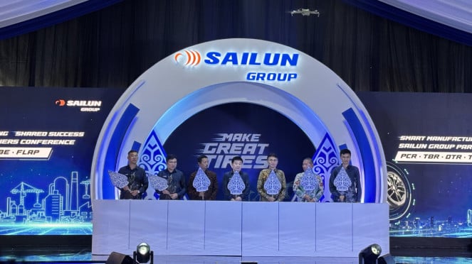Peresmian Pabrik Ban Sailun di Indonesia