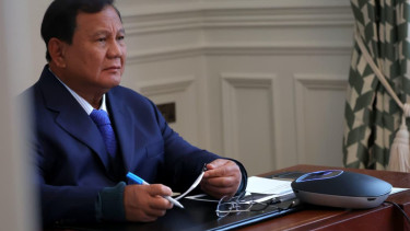 Presiden RI Prabowo Subianto memimpin Ratas dari Inggris