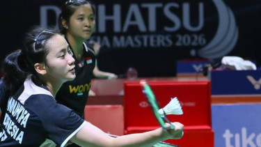 Nabila Cahya Permata Ayu dan Nahya Muhyifa di Indonesia Masters 2026